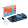 Heating & Vibration Support Belt with 660nm & 850nm Red Light - Blue