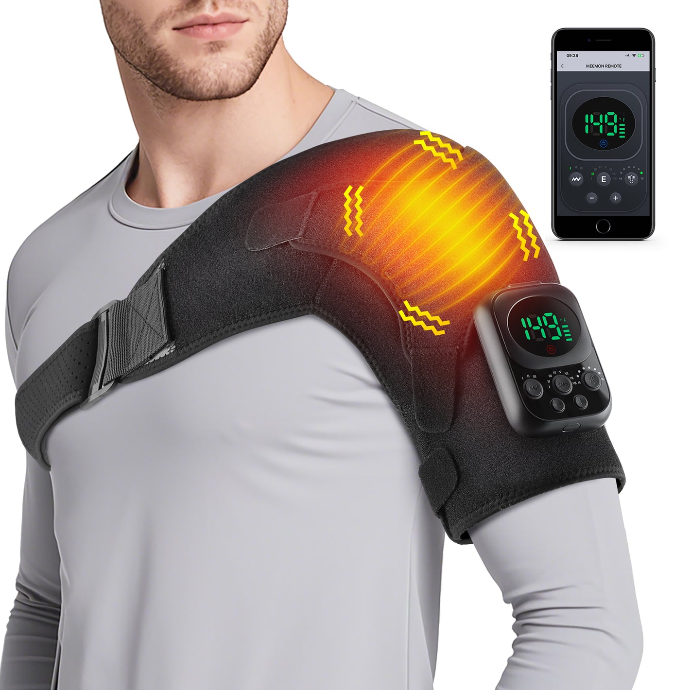Detachable Wireless Control Shoulder Massager