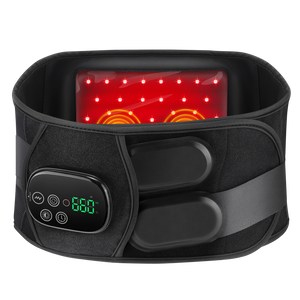 Red Light Support Belt with Heating & Vibration-660nm & 850nm