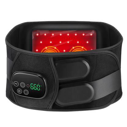 Red Light Support Belt with Heating & Vibration-660nm & 850nm
