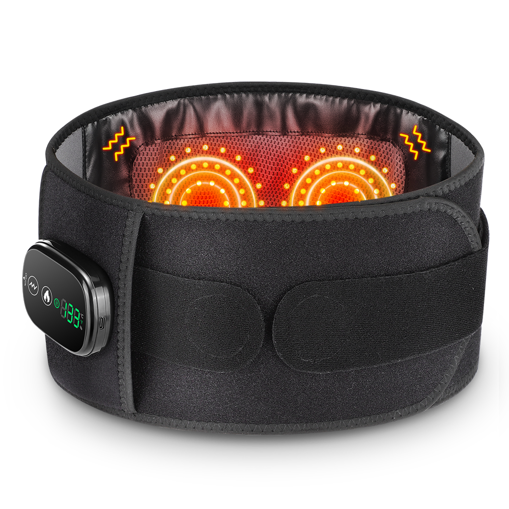 Waist Massager with LED Red Light Therapy