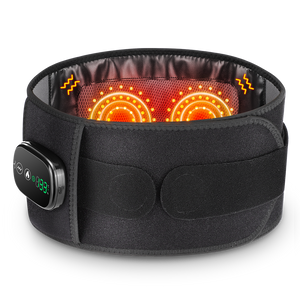 Waist Massager with LED Red Light Therapy