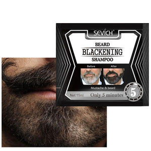 Natural Men's Beard Dye Shampoo (10 PCS/Pack)