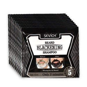 Natural Men's Beard Dye Shampoo (10 PCS/Pack)