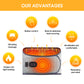 LED Red Light Heated Massage Back Belt
