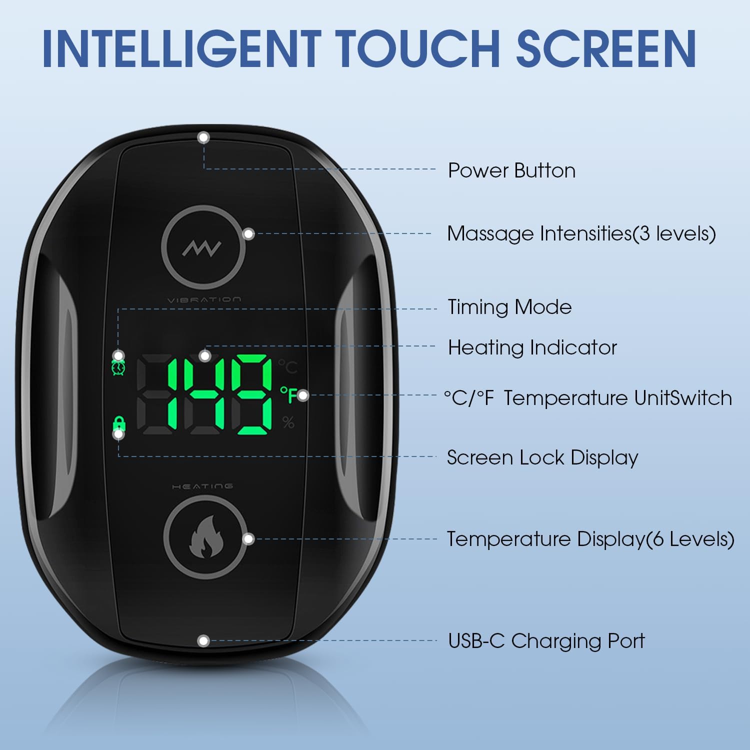 Heated Shoulder Wrap Massager Cordless Electric Shoulder Heating Pad for Neck with Massage 3 Heat & Vibration