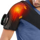 Heated Shoulder Wrap Massager Cordless Electric Shoulder Heating Pad for Neck with Massage 3 Heat & Vibration