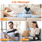 Cordless Heated Knee Massager, 3-in-1 Electric Knee Massager with Heat for Knee Heating Pad Elbow Shoulder Wrap with 3 Vibration & 6 Heating Modes, Birthday Gifts for Dad Mom