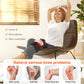 Cordless Heated Knee Massager, 3-in-1 Electric Knee Massager with Heat for Knee Heating Pad Elbow Shoulder Wrap with 3 Vibration & 6 Heating Modes, Birthday Gifts for Dad Mom
