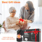 Cordless Heated Knee Massager, 3-in-1 Electric Knee Massager with Heat for Knee Heating Pad Elbow Shoulder Wrap with 3 Vibration & 6 Heating Modes, Birthday Gifts for Dad Mom