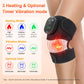 Cordless Heated Knee Massager, 3-in-1 Electric Knee Massager with Heat for Knee Heating Pad Elbow Shoulder Wrap with 3 Vibration & 6 Heating Modes, Birthday Gifts for Dad Mom