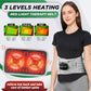 ERHIVORA Decompression Back Belt with Red Light Heating and Massage, Back Reliever for Low Back, Inflatable Back Brace for Spinal Lumbar Woman Men Heaitng Pad