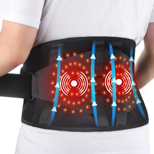 Waist Massager with LED Red Light Therapy