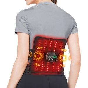 660nm & 850nm Red Light Massage Pad for Waist