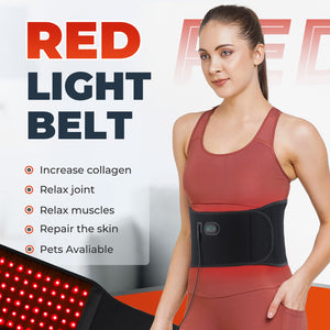 660nm & 850nm Red Light Therapy Waist Belt (12V Direct Plug )